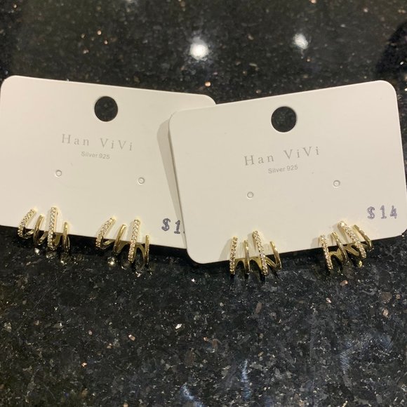 STACKED EARRINGS - Picture 4 of 4